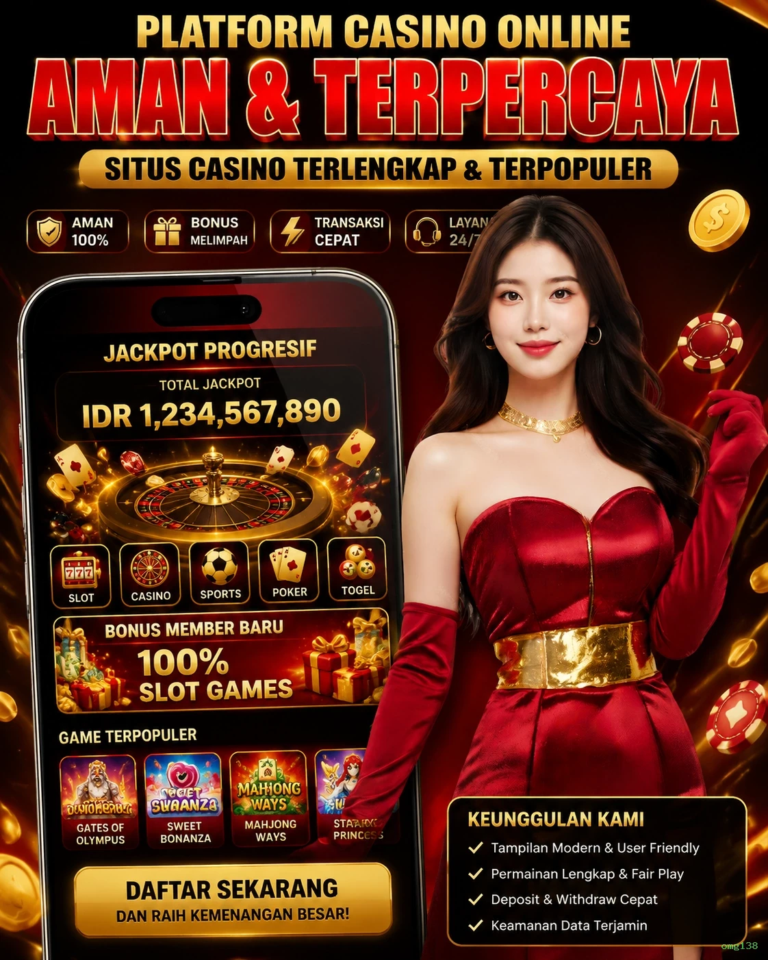 Ikon aplikasi omg138 resmi